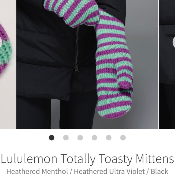 Lululemon totally toasty mittens NWT - Picture 6 of 7